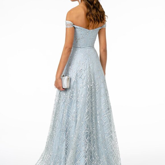 Sweetheart Neck Off Shoulder Prom Dress GSGL2887 - Picture 2 of 7